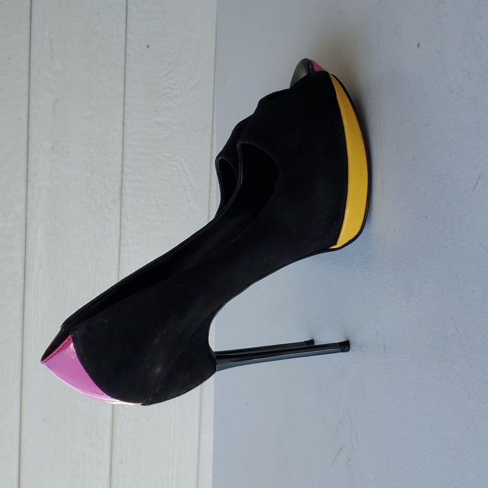 Aldo Color Block Platform Heels - image 1